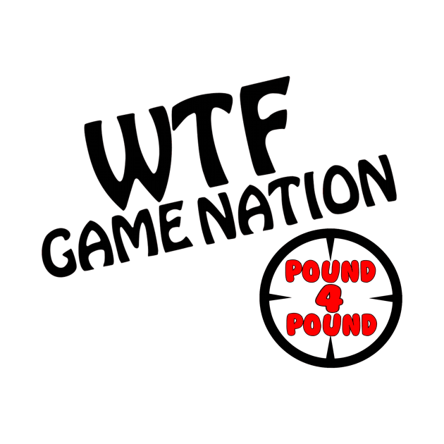 free hand logo pound4pound by WTFGameNation