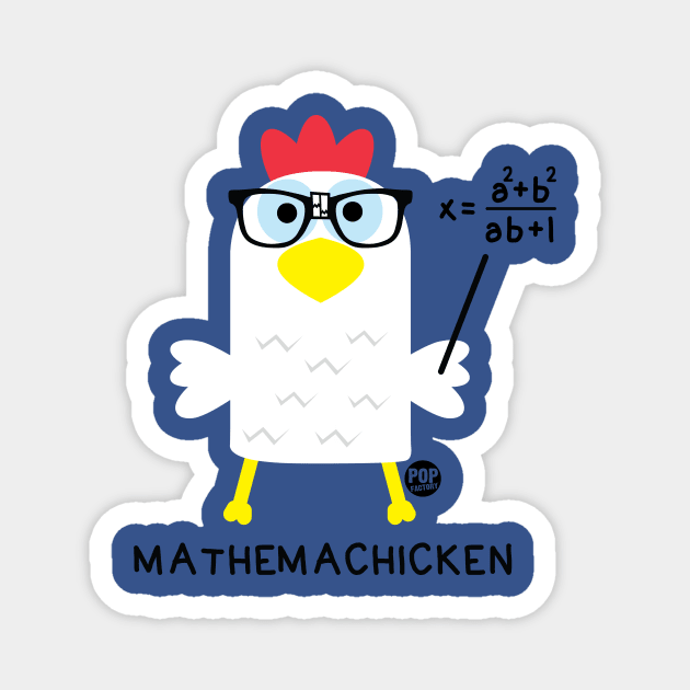 mathmechicken Magnet by toddgoldmanart