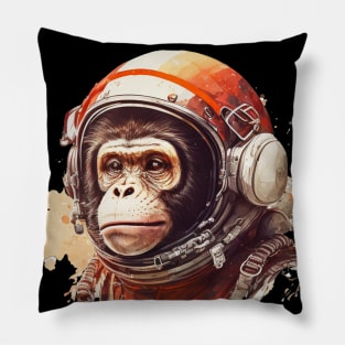 Monkey Astronaut Pillow