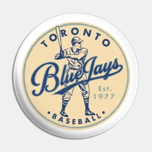 Vintage Toronto Blue Jays 3 by Buck Tee Originals Pin