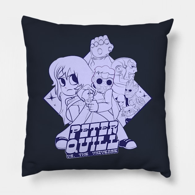 Peter Quill VS The Universe Pillow by DoodleDoc