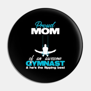 Proud Mom Of An Awesome Gymnast Rings Competition Meet Pin