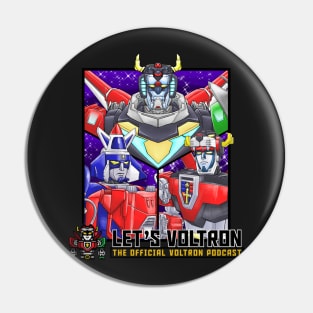 Let's Voltron by Blacky Shepherd Pin