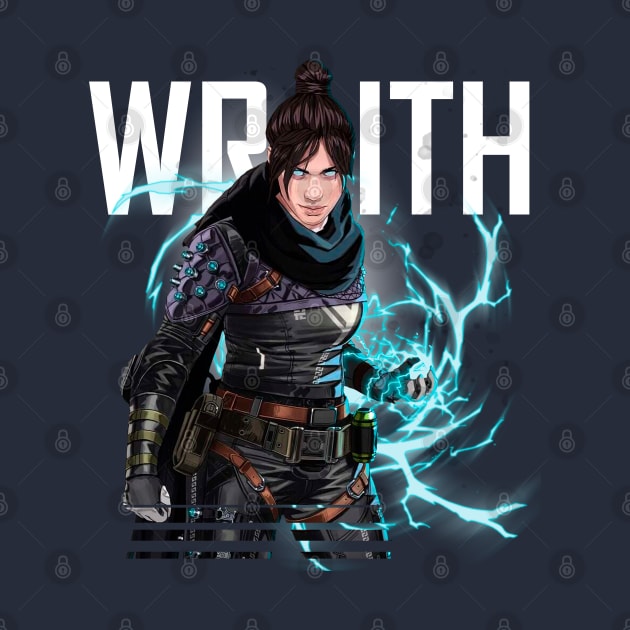 Apex Legends - Wraith Middle T-Shirt T-Shirt by trino21