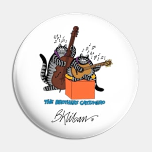 B Kliban Cats Guitar Pin