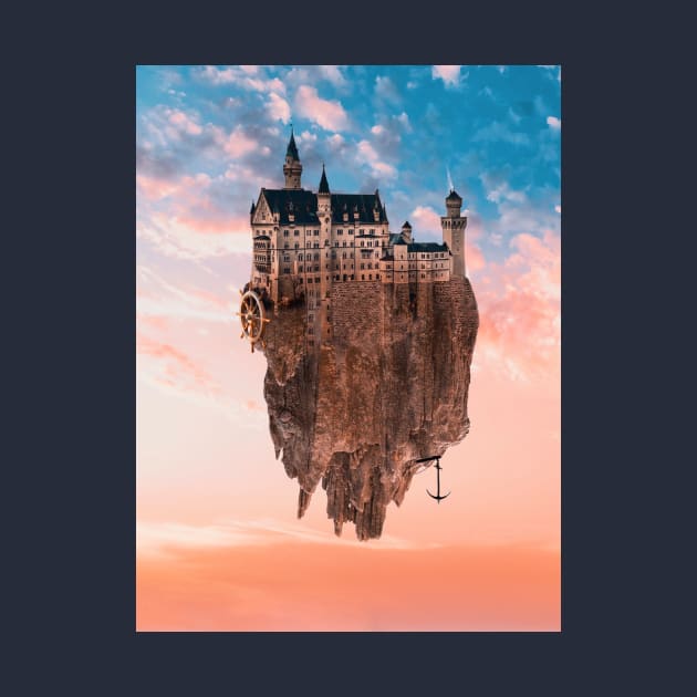 Surreal castle by Illusory contours