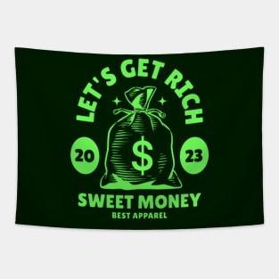 Sweet Money - Let’s Get Rich Tapestry