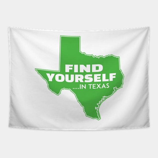 Texas Find Yourself In Texas Dallas Houston San Antonio Austin El Paso Fort Worth Tapestry by TravelTime
