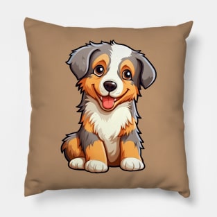 Cute Aussie Puppy Pillow