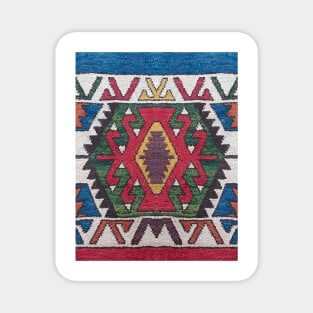 Turkish Kilim Textured Pattern Magnet