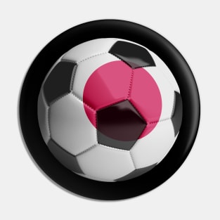 Japan Soccer Ball Pin