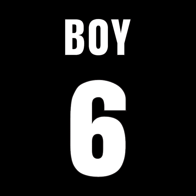 BOY NUMBER 6 FRONT-PRINT by mn9