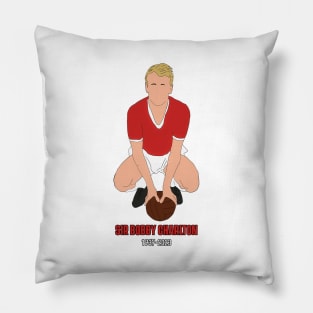 Sir Bobby Charlton RIP Legend Pillow