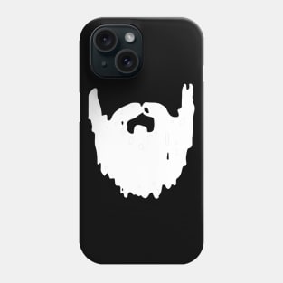 White Beard Doodle Phone Case