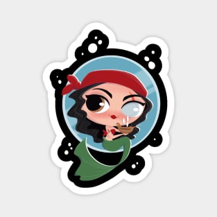 Pirate mermaid Magnet