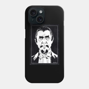 MURDER LEGENDRE - White Zombie (Black and White) Phone Case