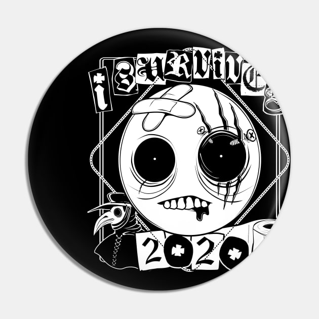 I survived 2020 Pin by Von Kowen