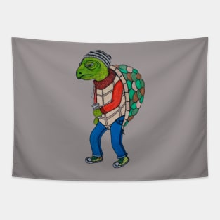 Hipster Turtle Tapestry