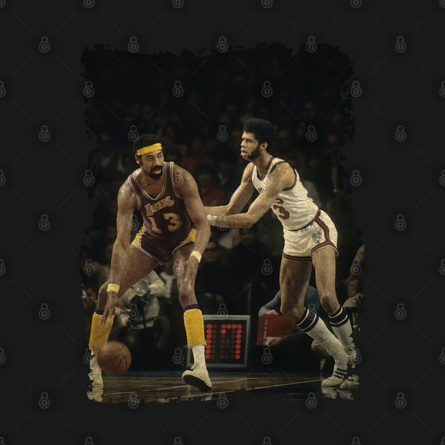 Kareem Abdul Jabbar vs Wilt Chamberlain, 1970 by Omeshshopart