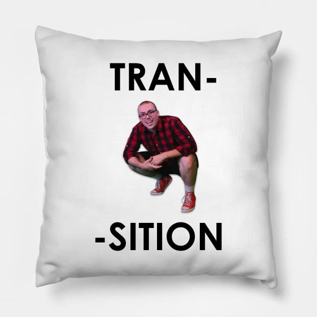 Anthony Squattano Pillow by georgeinthelife