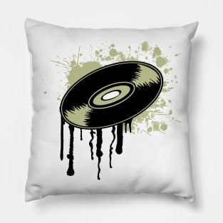 Vinyl Splatter Pillow