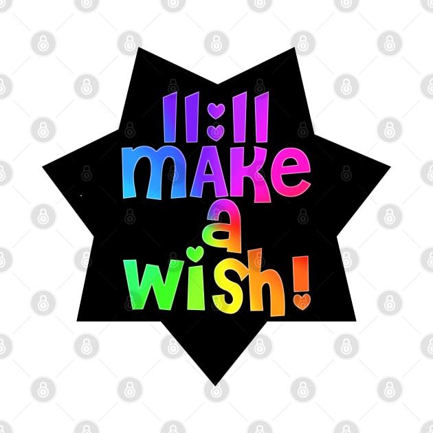 11:11 Make a Wish magic good luck star by Timeforplay