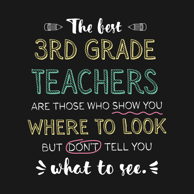 The best 3rd Grade Teachers Appreciation Gifts - Quote Show you where to look by BetterManufaktur