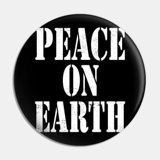 peace on earth Pin