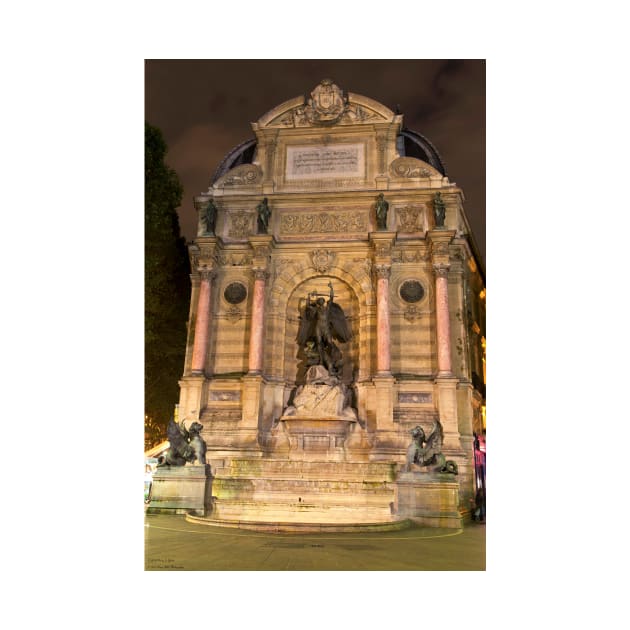 Fontaine Saint Michel © by PrinceJohn