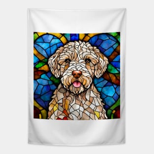 Stained Glass Lagotto Romagnolo Tapestry