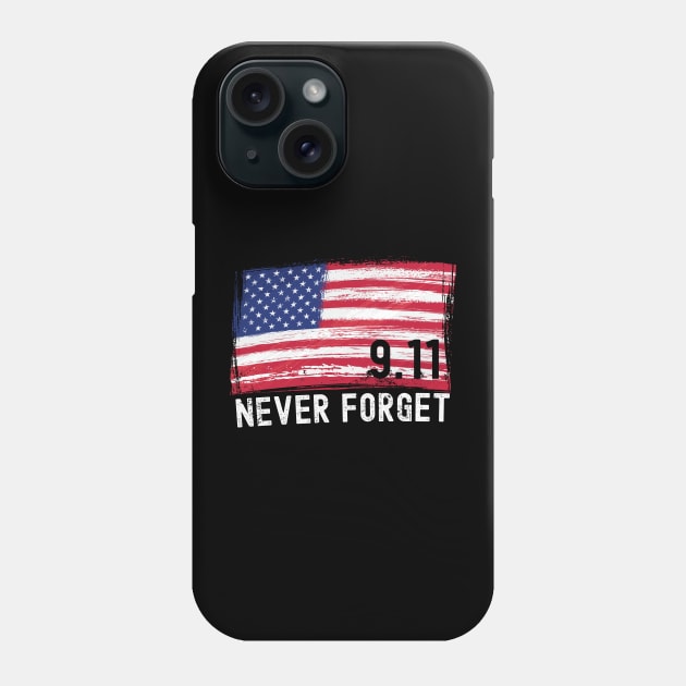 9/11 Never Forget 20th Anniversary Phone Case by apparel.tolove@gmail.com