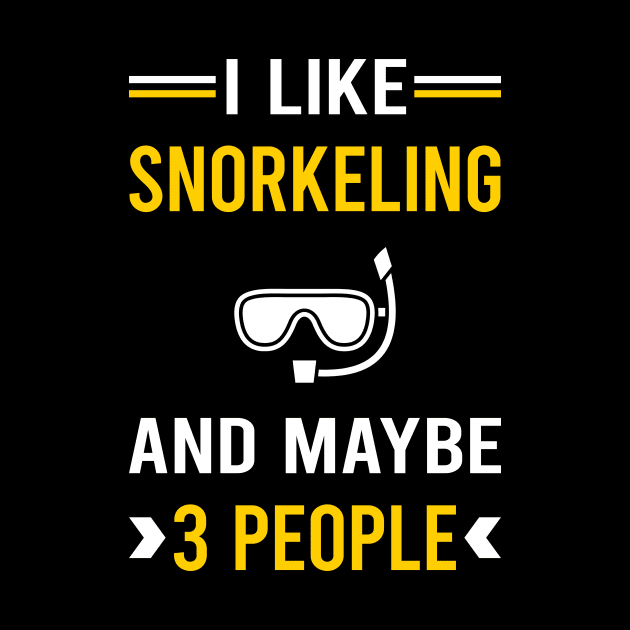 3 People Snorkeling Snorkelling Snorkel Snorkeler by Good Day