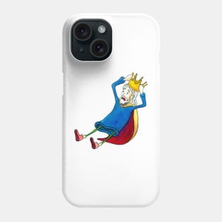 King with His Crown Getting Pulled Off Phone Case