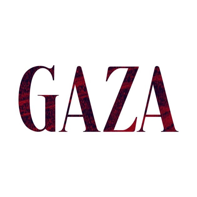 Gaza - Simple Typography Style by Sendumerindu