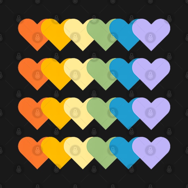 Heart Rainbow Flag LGBT Gay Les Pride Support LGBTQ Parade by Synithia Vanetta Williams