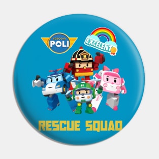 resque squad Pin