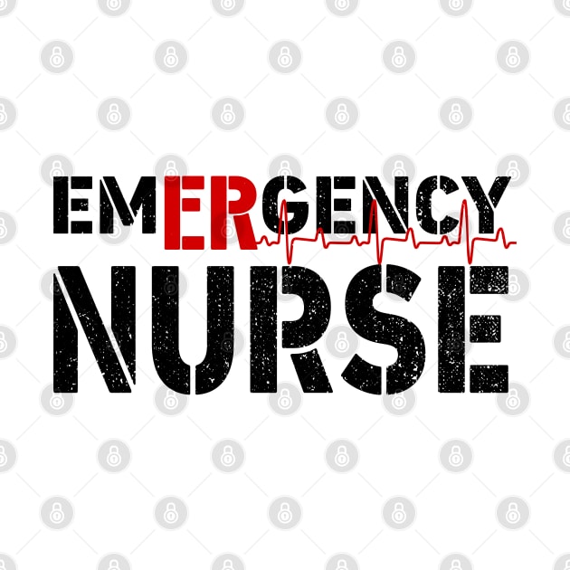 Emergency Nurse Er Nurse Gift by BadDesignCo