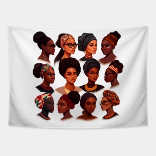 Black History Month T-Shirt Tapestry