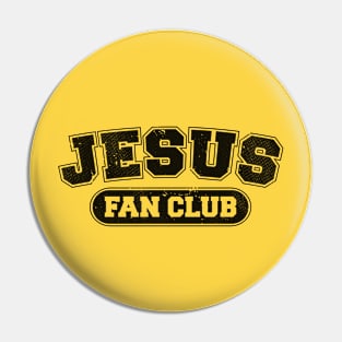 Christian Faith Believer Jesus Fan Club Christ The King Pin