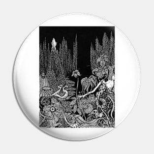 Silence - A Fable - Harry Clarke for E.A. Poe Pin