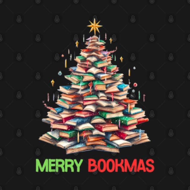 Merry Bookmas Tree by WebStarCreative