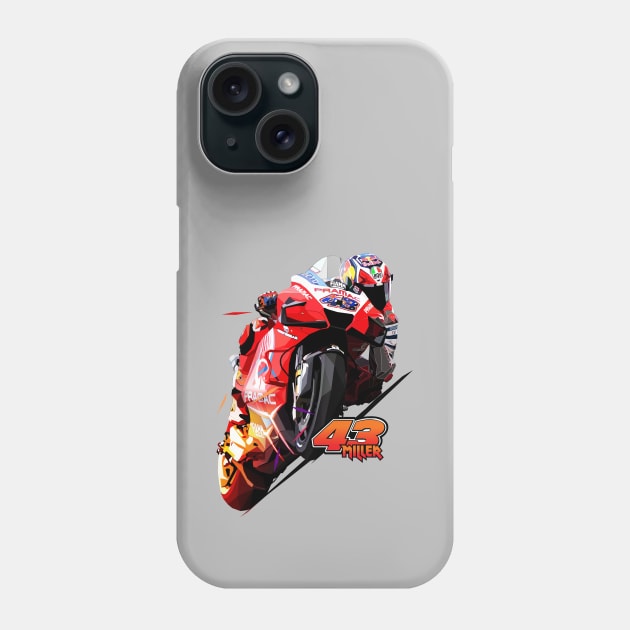 Jack Miller Low Poly Phone Case by pxl_g