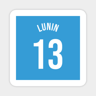 Lunin 13 Home Kit - 22/23 Season Magnet