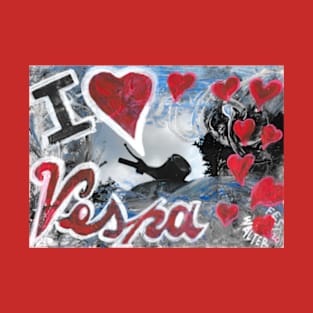 l love Vespa - 1 T-Shirt