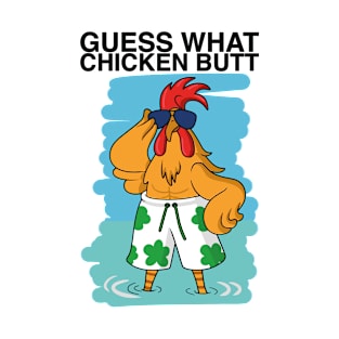 Funny Chicken Butt Poo T-Shirt