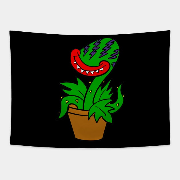 Little Shop of Horrors Rocko’s Modern Life Tapestry by Debra Forth