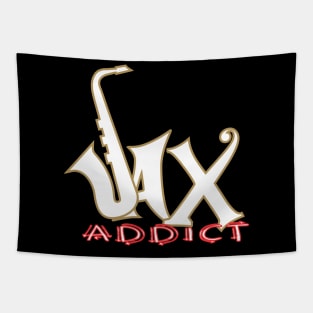 Sax Addict T-shirt - Gift For Saxophone Players Tapestry