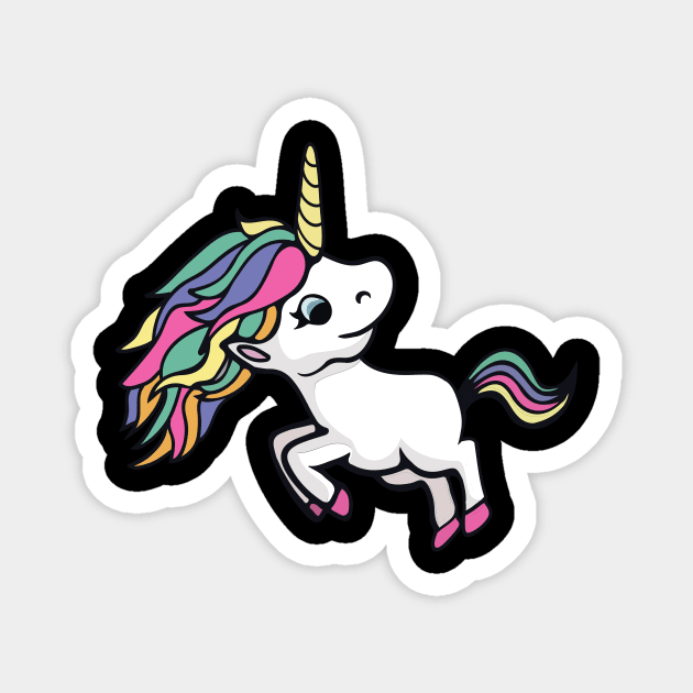 Unicorn Pinata T-Shirt candy Mexican sweet Magnet by biNutz