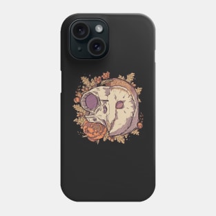 Autumn Barn Owl Skull Phone Case