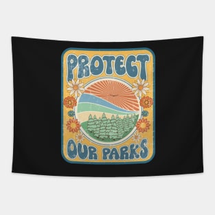 PROTECT OUR PARKS GROOVY GIFT Tapestry